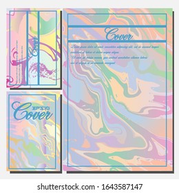 Artistic covers design. Creative fluid colors backgrounds. Trendy design. Eps10 vector