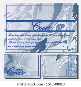 Artistic covers design. Creative fluid colors backgrounds. Trendy design. Eps10 vector