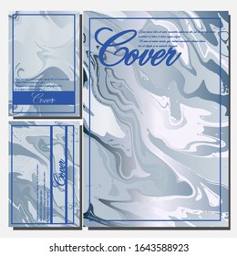 Artistic covers design. Creative fluid colors backgrounds. Trendy design. Eps10 vector
