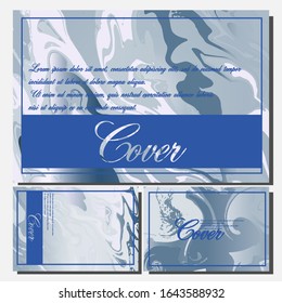 Artistic covers design. Creative fluid colors backgrounds. Trendy design. Eps10 vector