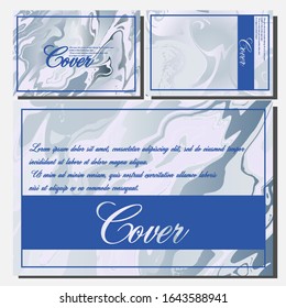 Artistic covers design. Creative fluid colors backgrounds. Trendy design. Eps10 vector