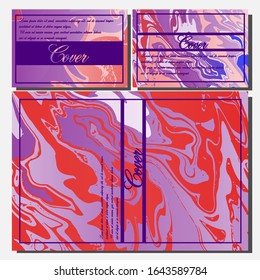 Artistic covers design. Creative fluid colors backgrounds. Trendy design. Eps10 vector