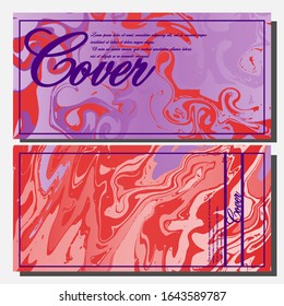 Artistic covers design. Creative fluid colors backgrounds. Trendy design. Eps10 vector