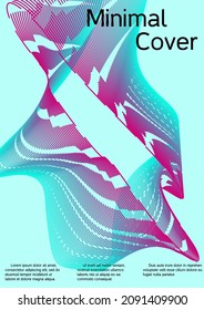 Künstlerisches Cover Design. Kreative, flüssige Hintergründe aus aktuellen Formularen, um ein modisches abstraktes Cover, Banner, Poster, Booklet zu entwerfen.