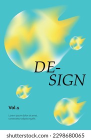 Artistic covers design. Creative fluid colors backgrounds.