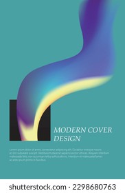 Artistic covers design. Creative fluid colors backgrounds.