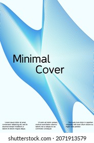 Artistic covers design. Future futuristic template with abstract current forms for banner design, poster, booklet, report, journal. 