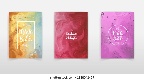 Artistic covers design. Liquid marble texture. Creative fluid colors backgrounds. Trendy for design covers, presentation, invitation, flyers, annual reports, posters and business cards.
