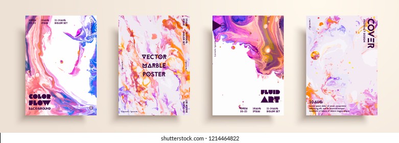 Diseño de cubiertas artísticas. Textura de mármol líquido.Colores de color fluido creativos. Aplicable a las cubiertas de diseño, presentación, invitación, volantes, informes anuales, carteles y tarjetas de presentación