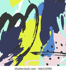 Artistic creative cards. Hand crafted textures. Wedding, anniversary, birthday, party, design for poster, card, invitation, placard, brochure, flyer. Vector. Isolated.