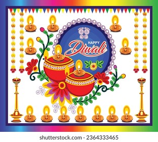 ilustración artística creativa de fondo profunda pawali