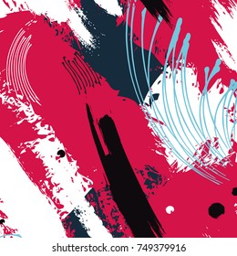 Artistic creative contemporary universal pattern. Hand Drawn textures. Wedding, anniversary, birthday, party decoration. Design for poster, card, invitation, placard, brochure, flyer. Vector.