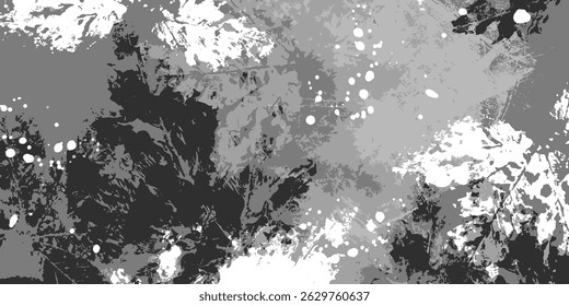 Artistic creative drawn texture. Grunge mask grayscale grouped vector