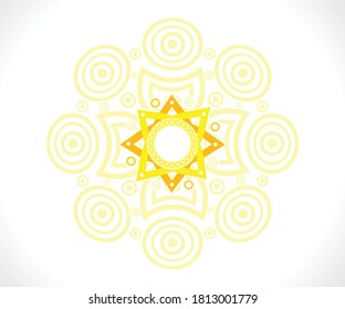 ilustración artística creativa de fondo floral vectorial 