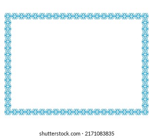 artistic creative floral border vector illustration