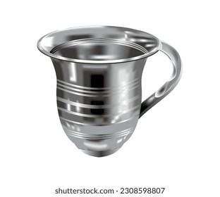 artistic creative creative steel jug vector illustration