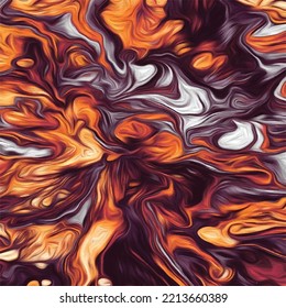 Artistic Creative Texture. Ethnic Organic Spatter. Abstract Dyed Background. Brown Red Distressed Dyed Background. Creative Dribble Color Art. Tye Dye Pattern Dark Lush Lava
