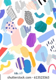 Artistic creative universal background. Hand Drawn textures. Design for poster, card, invitation, header, cover, placard, brochure, flyer.