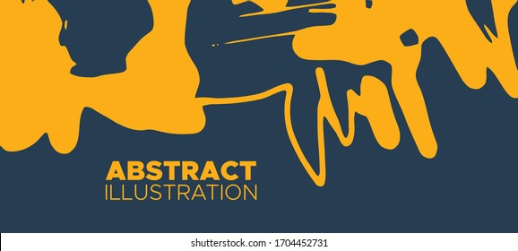 Künstlerische, kreative universelle Karten. Handgezeichnete Texturen. Japanischer Stil. Design für Poster, Karte, Plakat, Broschüre, Flyer Vektorgrafik.