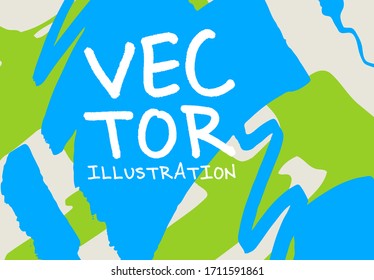 Tarjetas universales creativas artísticas. Texturas dibujadas a mano. Diseño para afiches, tarjetas, pancartas, folletos, volante Ilustración vectorial.