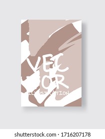 Tarjetas universales creativas artísticas. Texturas dibujadas a mano. Diseño para carteles, tarjetas, carteles, folletos, folleto Ilustración vectorial