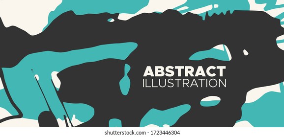 Tarjetas universales creativas artísticas. Texturas dibujadas a mano. Al estilo japonés. Diseño para afiches, tarjetas, pancartas, folletos, volante Ilustración vectorial.