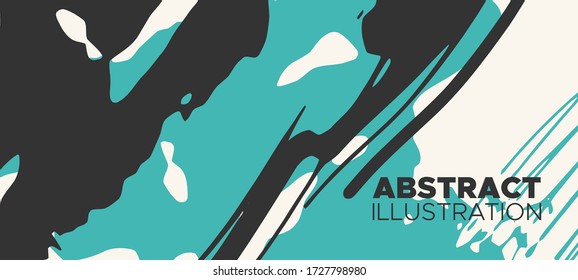 Artistic creative universal cards. Hand Drawn textures. Japanese style. Design for poster, card, placard, brochure, flyer Vector Illustration.