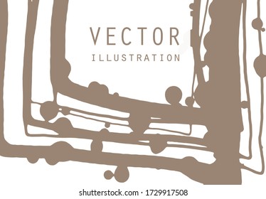 Artistic creative universal cards. Hand Drawn textures. Japanese style. Design for poster, card, placard, brochure, flyer Vector Illustration.