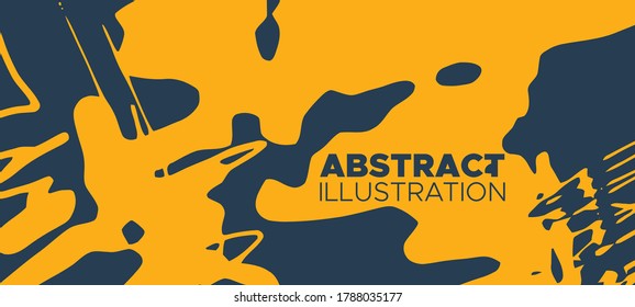 Tarjetas universales artísticas creativas. Texturas dibujadas a mano. Estilo japonés. Diseño de afiches, tarjetas, carteles, folletos, volante Ilustración vectorial.