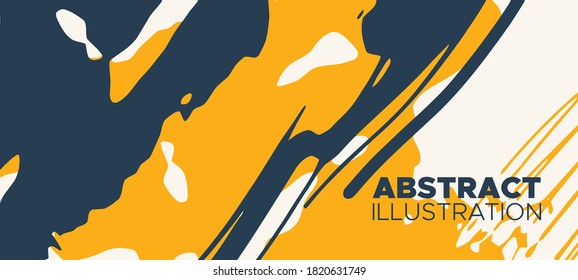 Tarjetas universales artísticas creativas. Texturas dibujadas a mano. Diseño de afiches, tarjetas, carteles, folletos, volante Ilustración vectorial.