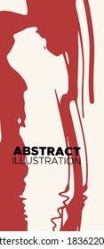 Tarjetas universales artísticas creativas. Texturas dibujadas a mano. Estilo japonés. Diseño de afiches, tarjetas, carteles, folletos, volante Ilustración vectorial.