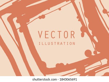 Artistic creative universal cards. Hand Drawn textures. Japanese style. Design for poster, card, placard, brochure, flyer Vector Illustration.