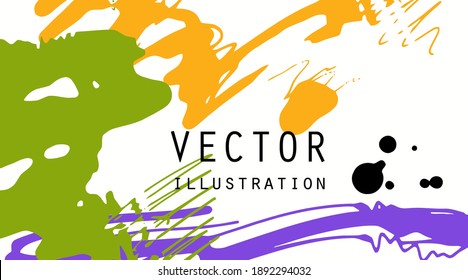 Tarjetas universales artísticas creativas. Texturas dibujadas a mano. Diseño de afiches, tarjetas, carteles, folletos, volante Ilustración vectorial.