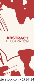 Tarjetas universales artísticas creativas. Texturas dibujadas a mano. Estilo japonés. Diseño de afiches, tarjetas, carteles, folletos, volante Ilustración vectorial.