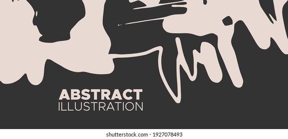 Artistic creative universal cards. Hand Drawn textures. Design for poster, card, placard, brochure, flyer Vector Illustration.