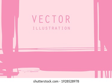 Künstlerische, kreative universelle Karten. Handgezeichnete Texturen. Japanischer Stil. Design für Poster, Karte, Plakat, Broschüre, Flyer Vektorgrafik.