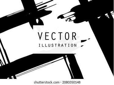 Artistic creative universal cards. Hand Drawn textures. Japanese style. Design for poster, card, placard, brochure, flyer Vector Illustration.