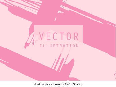 Artistic creative universal cards. Hand Drawn textures. Japanese style. Design for poster, card, placard, brochure, flyer Vector Illustration.