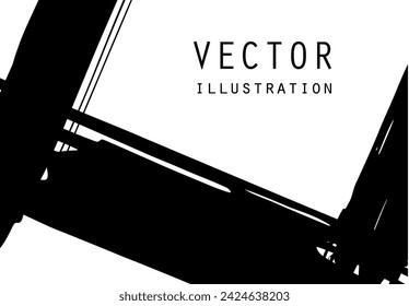 Tarjetas universales creativas artísticas. Texturas dibujadas a mano. Estilo japonés. Diseño para póster, tarjeta, cartel, folleto, flyer ilustración vectorial.