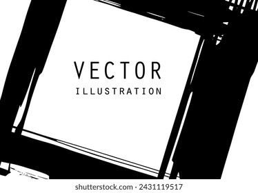 Artistic creative universal cards. Hand Drawn textures. Japanese style. Design for poster, card, placard, brochure, flyer Vector Illustration.