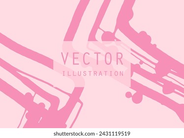 Künstlerische kreative universelle Karten. Handgezeichnete Texturen. Japanischer Stil. Design für Poster, Karte, Plakat, Broschüre, Flyer Vektor Illustration.