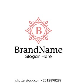 Artistic Crest Emblem Template for Creative and High-End Brands
