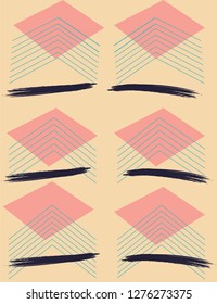 artistic cube pattern