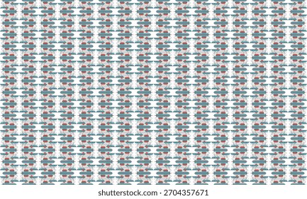 Artistic Cultural Abstract Seamless Pattern with Flowing Line Symbols and Layered Texture Effects