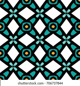 Artistic decorative colorful pattern