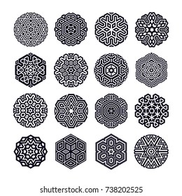 Artistic Decorative Shape Vector Set