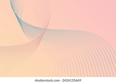 An artistic depiction of a vibrant pink and blue abstract background with intersecting lines