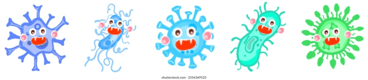 Artistic Depictions of Viruses: Visual Elements for Use in Medicine, Drug Research, and Academic Studies