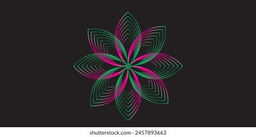 artistic design in different colors