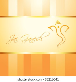 artistic design of lord ganesh